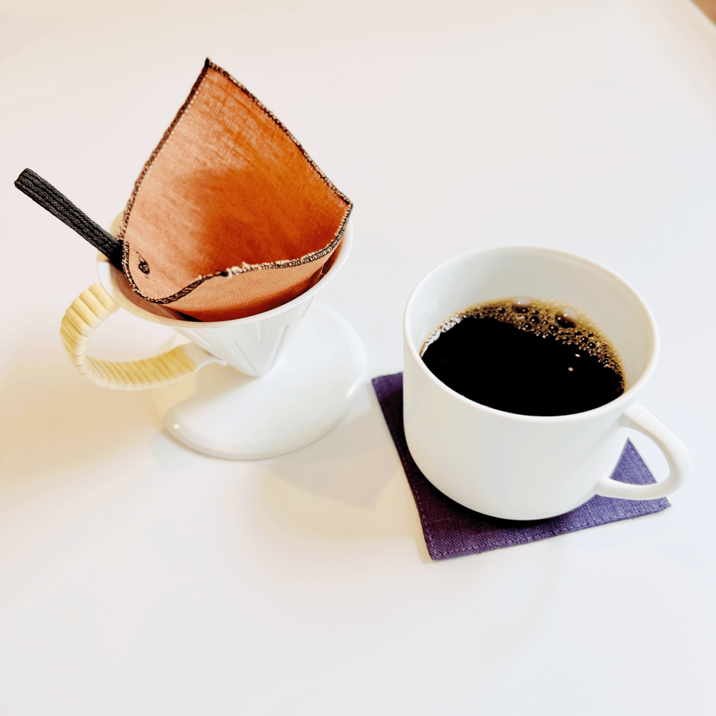 柿渋リネンコーヒーフィルターmini(1-2cups)